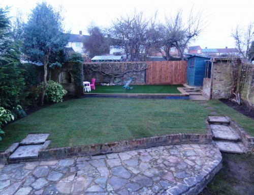 Steep Terraced Garden